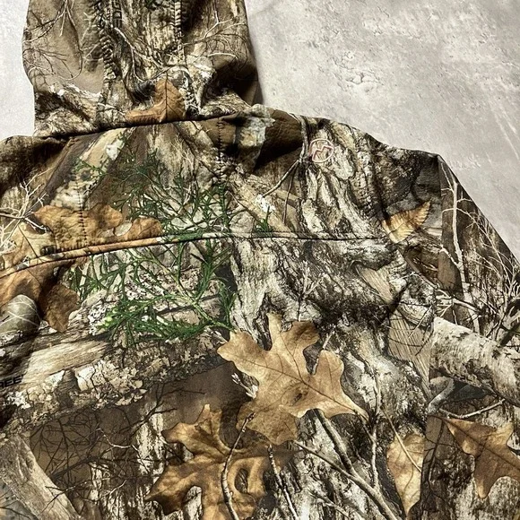 Magellan Outdoors Women's Hunt Gear Realtree Camo Button-Up Shirt M Long Sleeve - Picture 8 of 9